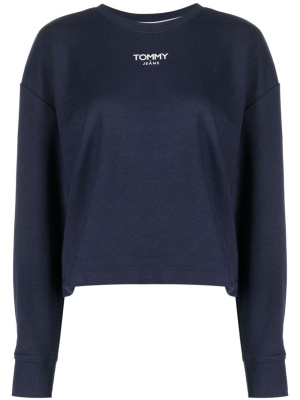 

Logo-print cotton blend T-shirt, Tommy Jeans Logo-print cotton blend T-shirt