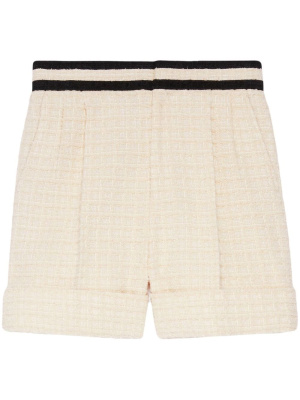 

Two-tone tweed shorts, Gucci Two-tone tweed shorts