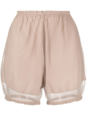 

Elasticated-hem tulle shorts, Gucci Elasticated-hem tulle shorts