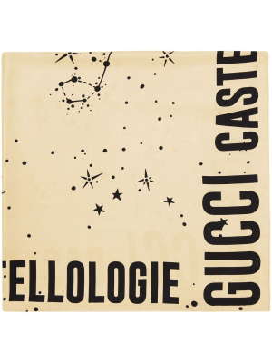 

Constellation-print silk scraf, Gucci Constellation-print silk scraf