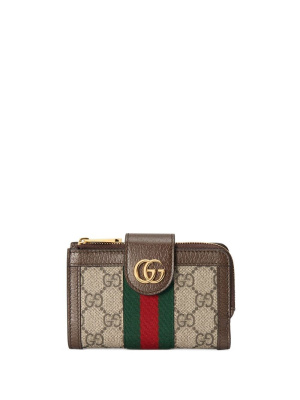 

GG-jacquard Web-Stripe wallet, Gucci GG-jacquard Web-Stripe wallet