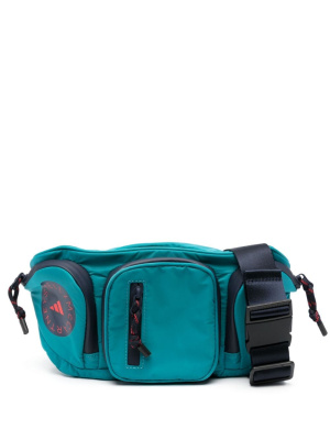

Logo-patch zipped belt bag, Adidas by Stella McCartney Logo-patch zipped belt bag