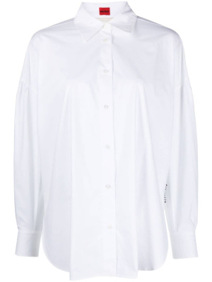 

Lace-up cotton shirt, HUGO Lace-up cotton shirt