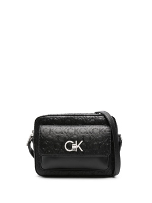 

Logo-lettering crossbody bag, Calvin Klein Logo-lettering crossbody bag
