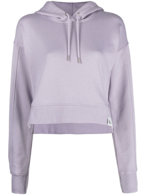 

Logo-patch cropped hoodie, Calvin Klein Jeans Logo-patch cropped hoodie