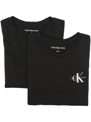 

Logo-print cotton T-shirts (pack of two), Calvin Klein Jeans Logo-print cotton T-shirts (pack of two)