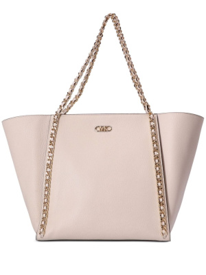 

Chain-link leather tote bag, Michael Michael Kors Chain-link leather tote bag
