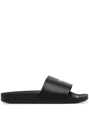

Arrows logo-print slides, Off-White Arrows logo-print slides
