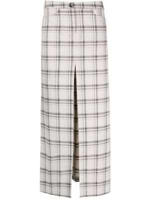 

Check-pattern maxi skirt, Patrizia Pepe Check-pattern maxi skirt