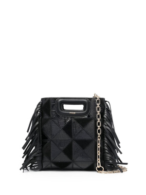 

Patchwork-detail tote bag, Maje Patchwork-detail tote bag