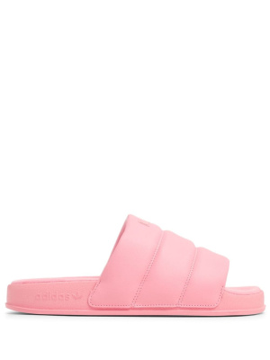 

Embossed-logo open-toe slides, Adidas Embossed-logo open-toe slides