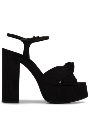 

Bianca 125mm leather sandals, Saint Laurent Bianca 125mm leather sandals