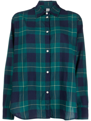 

Tartan check-print shirt, TOTEME Tartan check-print shirt
