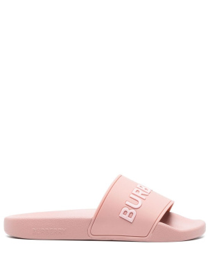 

Logo-embossed slides, Burberry Logo-embossed slides