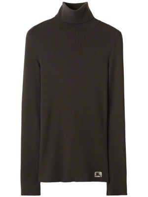 

Equestrian Knight wool-blend roll-neck jumper, Burberry Equestrian Knight wool-blend roll-neck jumper