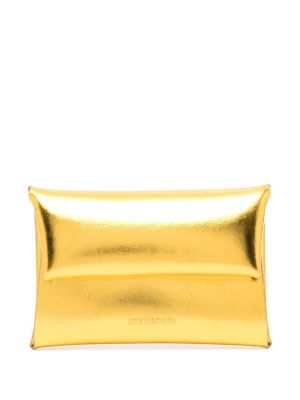 

Metallic leather coin purse, Jil Sander Metallic leather coin purse