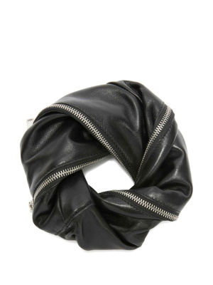 

Scrunchie leather bracelet pouch, Jil Sander Scrunchie leather bracelet pouch