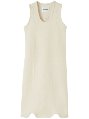

Sleeveless shift midi dress, Jil Sander Sleeveless shift midi dress