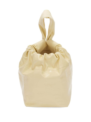 

Drawstring leather clutch bag, Jil Sander Drawstring leather clutch bag