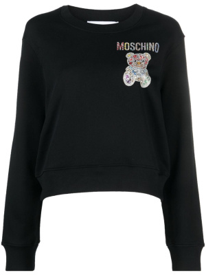 

Graphic-print cotton sweatshirt, Moschino Graphic-print cotton sweatshirt