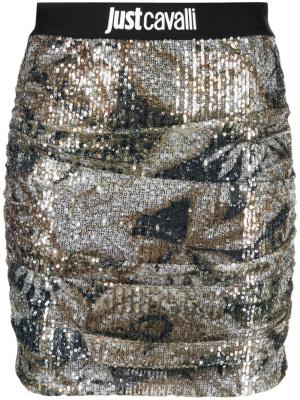 

Sequined ruched skirt, Just Cavalli Sequined ruched skirt
