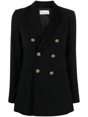 

Double-breasted gabardine blazer, RED Valentino Double-breasted gabardine blazer