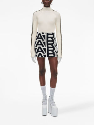 

Monogram flock miniskirt, Marc Jacobs Monogram flock miniskirt
