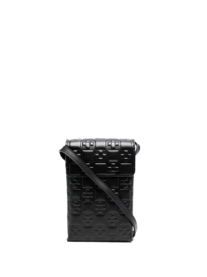 

Logo-embossed messenger bag, SANDRO Logo-embossed messenger bag