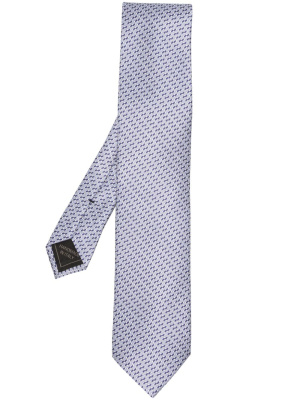 

Geometric-print silk tie, Brioni Geometric-print silk tie