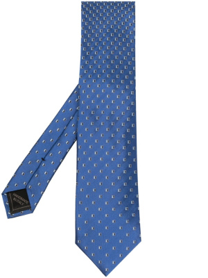 

Geometric-pattern silk tie, Brioni Geometric-pattern silk tie