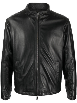 

Zip-up leather jacket, Giorgio Brato Zip-up leather jacket