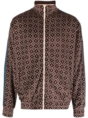 

Geometric-print bomber jacket, Drôle De Monsieur Geometric-print bomber jacket