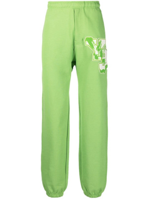 

Logo-patch organic cotton track pants, Y-3 Logo-patch organic cotton track pants