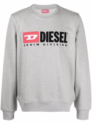 

Logo-print crewneck sweatshirt, Diesel Logo-print crewneck sweatshirt