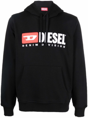 

Logo-print pullover hoodie, Diesel Logo-print pullover hoodie