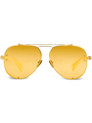 

Capitaine navigator-frame sunglasses, Balmain Eyewear Capitaine navigator-frame sunglasses