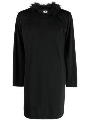 

Feather-trim detail long-sleeve T-shirt, Comme Des Garçons Homme Plus Feather-trim detail long-sleeve T-shirt