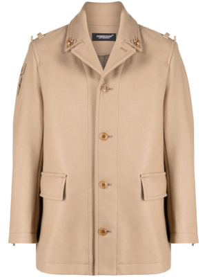 

Notched-collar wool blend jacket, Undercover Notched-collar wool blend jacket