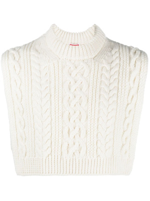 

Cable-knit cropped vest, Kenzo Cable-knit cropped vest