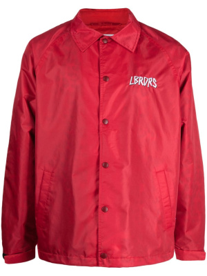 

Metal logo-print shirt jacket, Liberaiders Metal logo-print shirt jacket