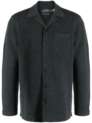 

Camp-collar wool cardigan, Polo Ralph Lauren Camp-collar wool cardigan