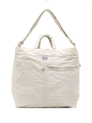 

Mile 2Way logo-patch tote bag, Porter-Yoshida & Co. Mile 2Way logo-patch tote bag