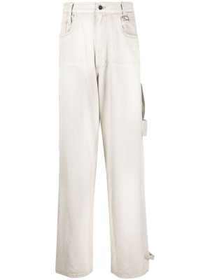 

Mid-rise cotton straight-leg jeans, Wooyoungmi Mid-rise cotton straight-leg jeans