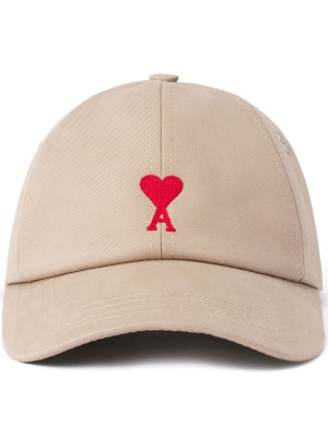 

Ami de Coeur cotton baseball cap, AMI Paris Ami de Coeur cotton baseball cap