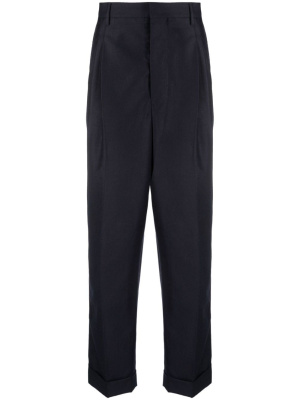 

Cropped virgin-wool trousers, AMI Paris Cropped virgin-wool trousers