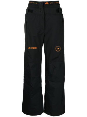 

X Terrex logo-embroidered straight-leg trousers, Adidas by Stella McCartney X Terrex logo-embroidered straight-leg trousers