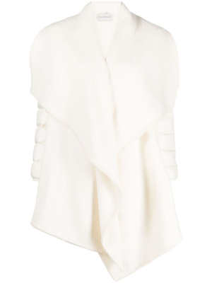 

Padded-sleeve wool-blend cape, Moncler Padded-sleeve wool-blend cape