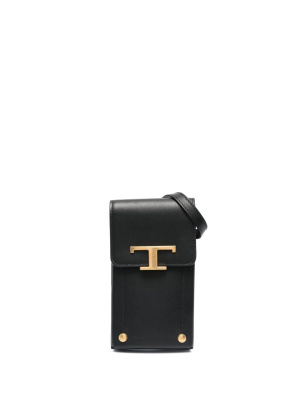 

Logo-plaque leather satchel bag, Tod's Logo-plaque leather satchel bag