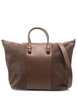 

Panelled suede tote bag, Furla Panelled suede tote bag