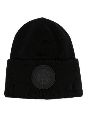 

Logo-patch wool beanie, Canada Goose Logo-patch wool beanie